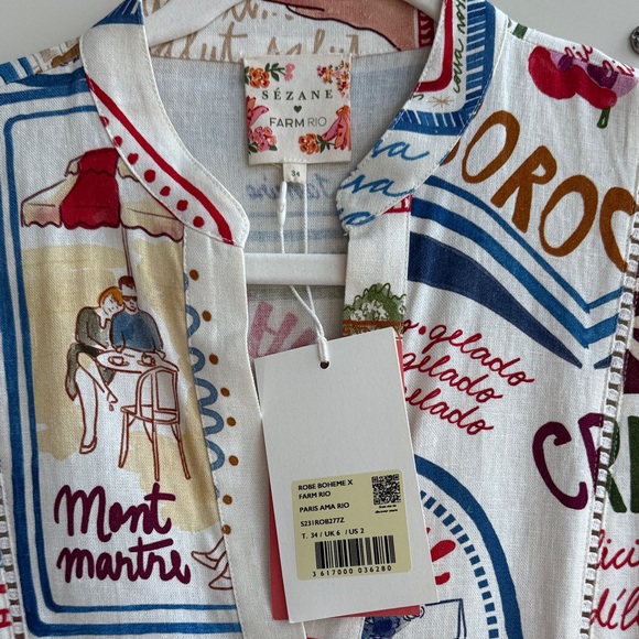 FARM Rio Multicolor Graphic Print Dress - Picture 5 of 10